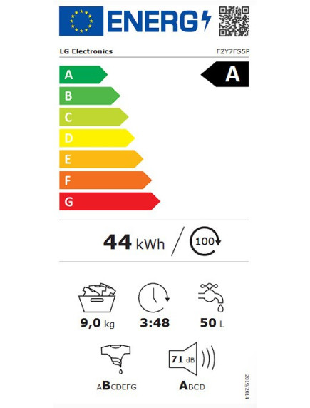 Стиральная машина LG F2Y7FS5P