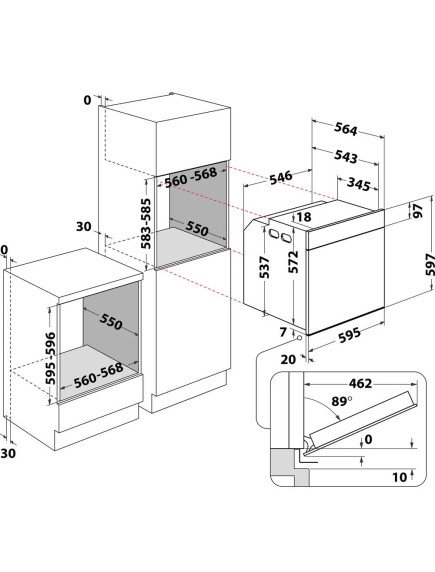 Духовой шкаф Whirlpool WOI4S8CM1SEA