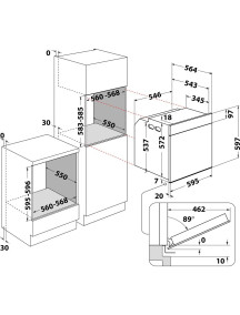 Духовой шкаф Whirlpool WOI4S8CM0SBA