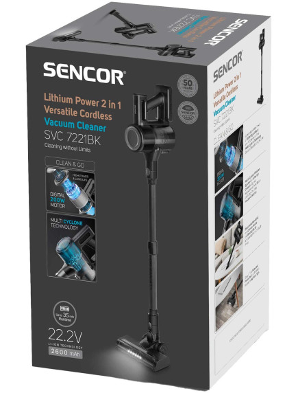 Пылесос Sencor SVC 7221BK