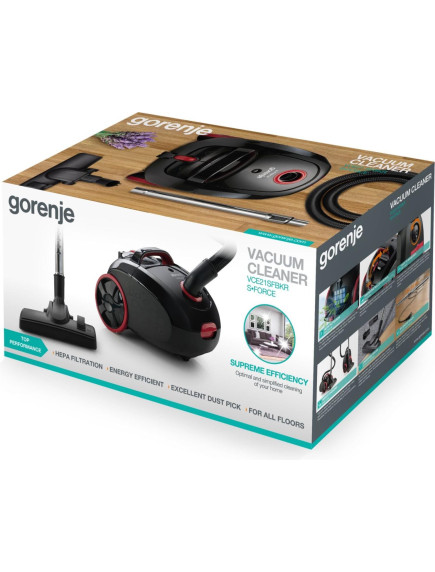 Пылесос Gorenje VCE21SFBKR
