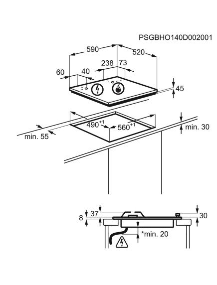 Варочная поверхность Electrolux KGS6436K