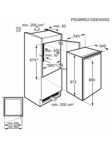 Встраиваемый холодильник Electrolux LFB2AE88S1 Встраиваемый холодильник Electrolux LFB2AE88S1