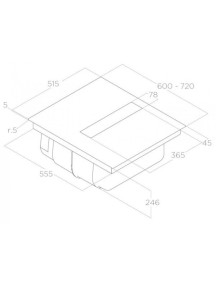 Варочная поверхность Elica NIKOLATESLA FIT BL//60
