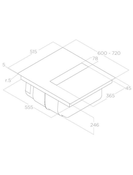Варочная поверхность Elica NNIKOLATESLA FIT BL//72