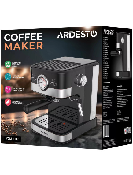 Кофеварка Ardesto YCM-E16B Кофеварка Ardesto YCM-E16B