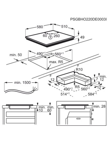 Варочная поверхность Electrolux EIS62453IZ