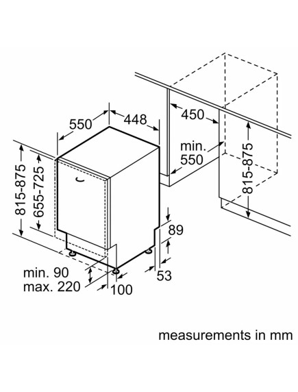 Встраиваемая посудомоечная машина Bosch SPV8ZMX06Q