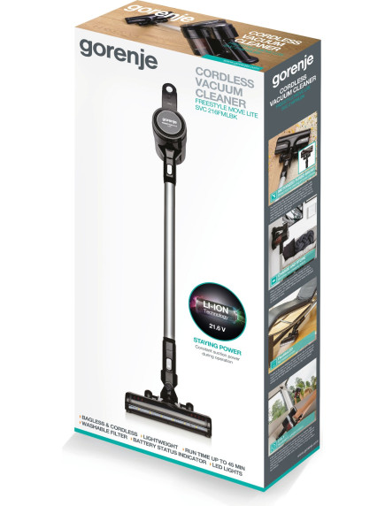 Пылесос Gorenje SVC216FMLBKII