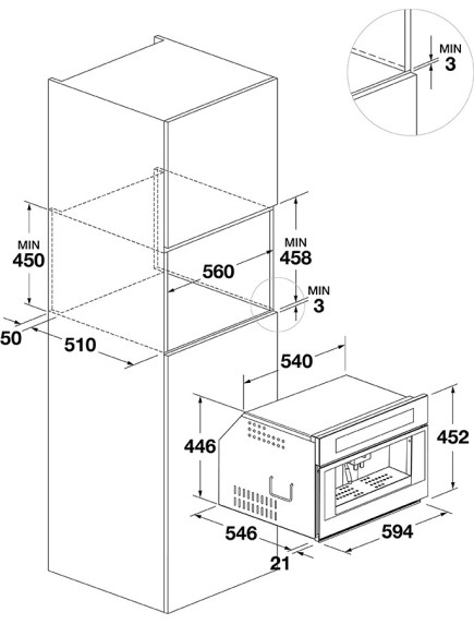 Встраиваемая кофеварка Fulgor Milano FCM4500TFX