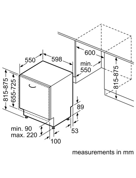 Встраиваемая посудомоечная машина Siemens SN63HX16CE Встраиваемая посудомоечная машина Siemens SN63HX16CE