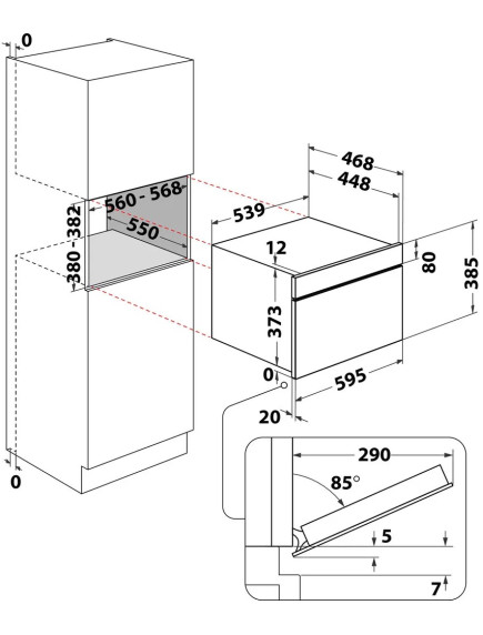 Встраиваемая микроволновая печь Whirlpool WMD44MX Встраиваемая микроволновая печь Whirlpool WMD44MX