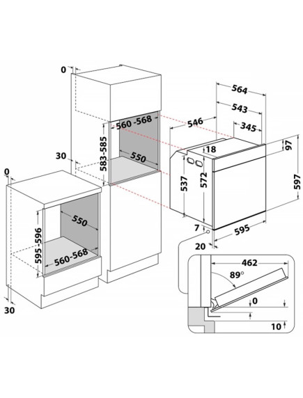 Духовой шкаф Whirlpool WOI118HT2SSMA Духовой шкаф Whirlpool WOI118HT2SSMA