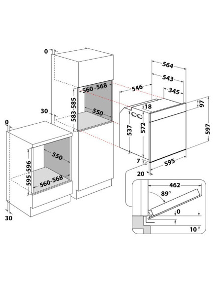 Духовой шкаф Whirlpool WOI5S8PM2SWA Духовой шкаф Whirlpool WOI5S8PM2SWA