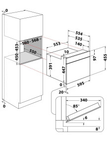 Встраиваемая микроволновая печь Whirlpool WMW47HMB
