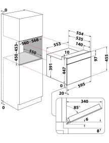 Встраиваемая микроволновая печь Whirlpool WMW57DHMW