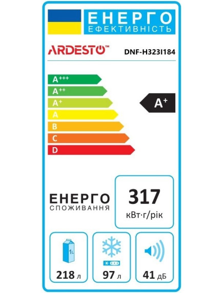 Холодильник Ardesto DNF-H323I184 Холодильник Ardesto DNF-H323I184