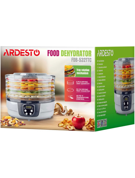 Сушилка фруктов Ardesto FDB-532TTC