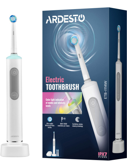 Электрическая зубная щетка Ardesto ETB-I114W Электрическая зубная щетка Ardesto ETB-I114W