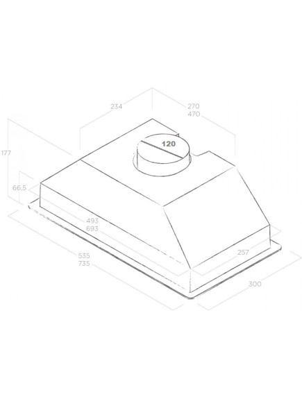 Вытяжка Elica CT17 C BL/A/72