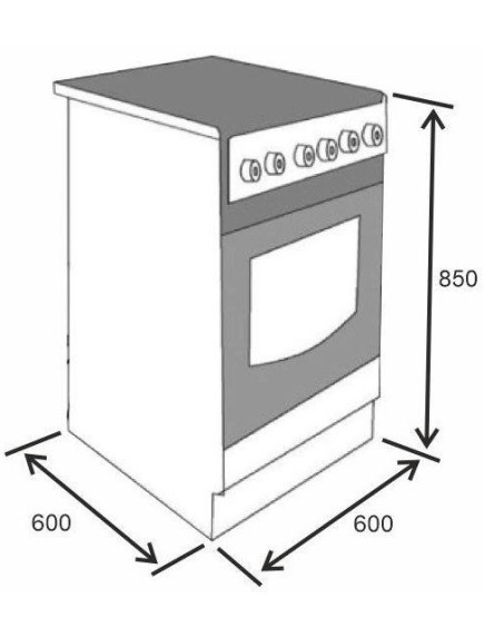 Плита ELEYUS TEKNA 6007 CF IS+GR