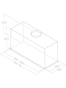 Вытяжка Elica ENTER WH/A/52