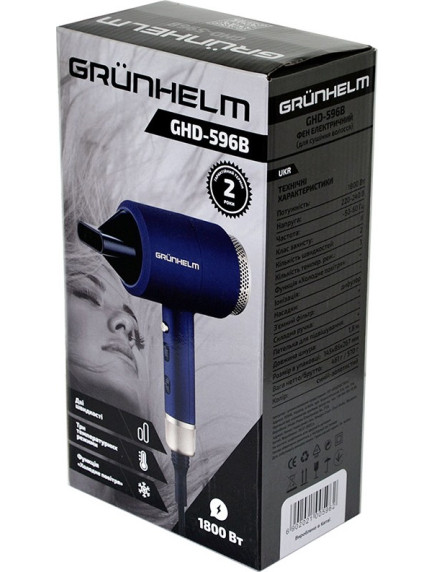 Фен Grunhelm GHD-596B Фен Grunhelm GHD-596B
