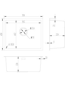 Кухонная мойка Gunter&Hauer Ruwer 5522 Gold