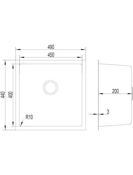 Кухонная мойка Gunter&Hauer NEBEL 4920 IX Кухонная мойка Gunter&Hauer NEBEL 4920 IX