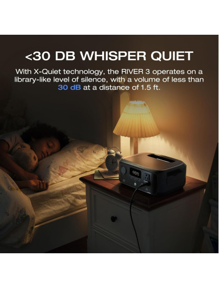 Зарядная станция EcoFlow RIVER 3 UPS with Solar Panel 45w