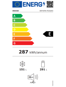 Холодильник Snaige SRF40FB-P5CB2E0