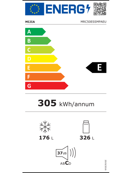 Холодильник Xiaomi Mijia MRC50ESSMPAEU нержавейка