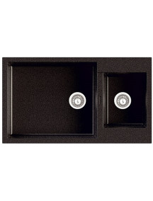 Кухонная мойка Fabiano Quadro 86-50-15 (Espresso)