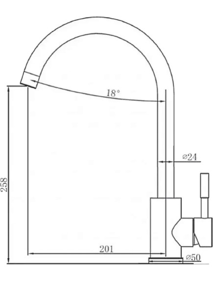 Смеситель Fabiano SKF 850 ST Truffle Beton