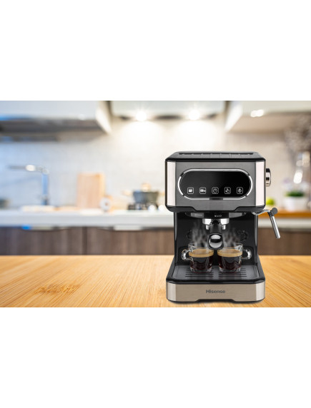 Кофеварка Hisense HESCM15DBK