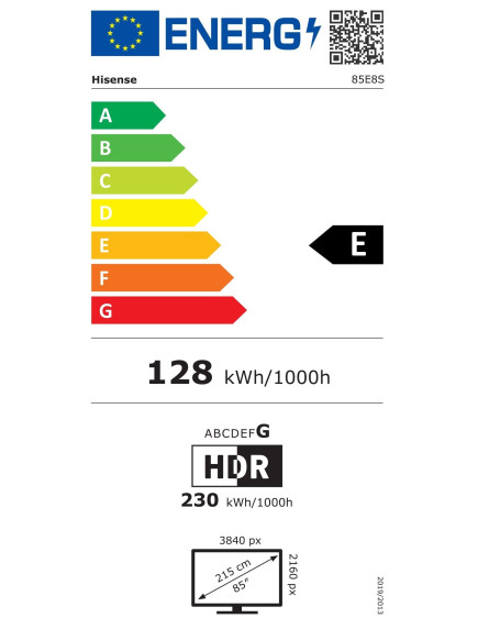 Телевизор Hisense 85E8S