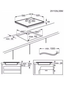 Варочная поверхность Electrolux EIV63449CT