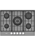 Варочная поверхность Fabiano FHG 8255 VGHT Titanium Glass