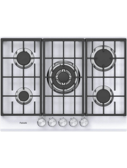 Варочная поверхность Fabiano FHG 8255 VGHT White Glass