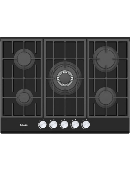 Варочная поверхность Fabiano FHG 8255 VGHT Black Glass