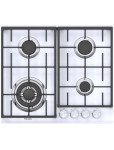 Варочная поверхность Fabiano FHG 8244 VGHT White Glass