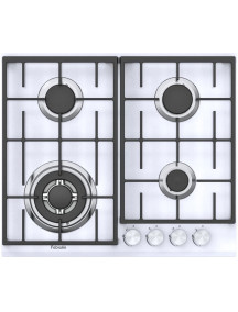 Варочная поверхность Fabiano FHG 8244 VGHT White Glass