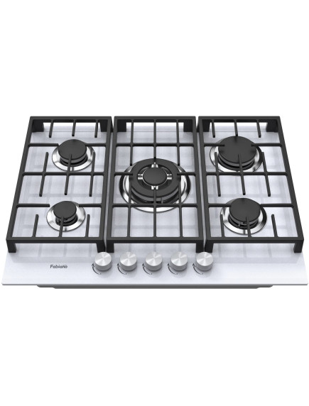 Варочная поверхность Fabiano FHG 8255 VGHT White Glass