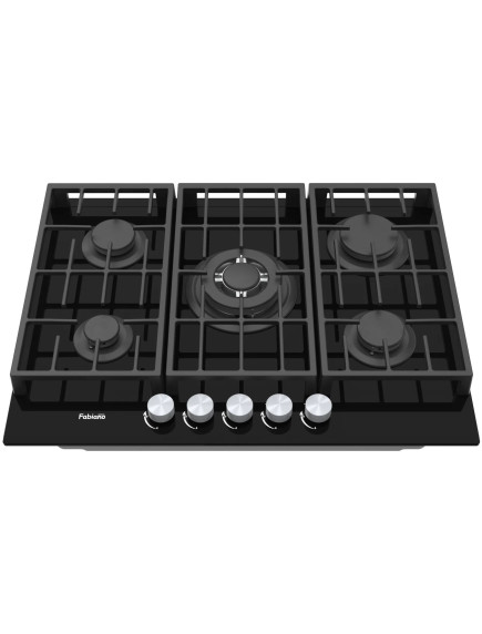 Варочная поверхность Fabiano FHG 8255 VGHT Black Glass