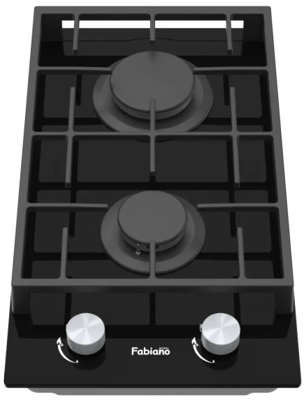 Варочная поверхность Fabiano FHG 862 VGH Black Glass