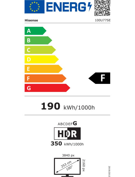 Телевизор Hisense 100U7SE