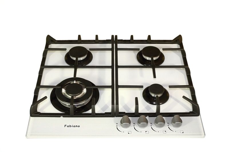 Газовая поверхность Fabiano FHG10-44VGH-T White Glass