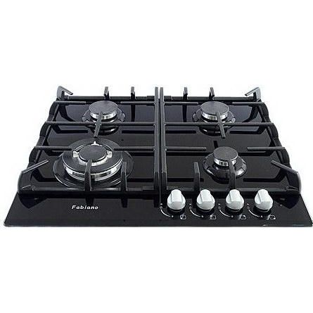 Газовая поверхность Fabiano FHG10-44VGH-T Black Glass