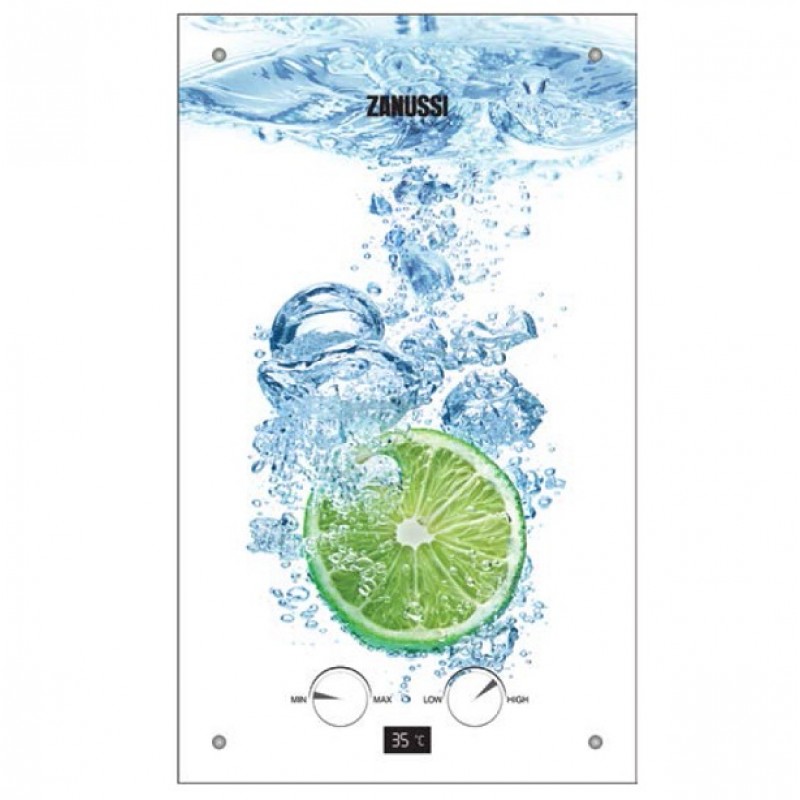 Водонагреватель Zanussi GWH 10 Fonte Glass Lime