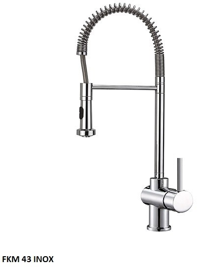 Смеситель Fabiano FKM-43C S/S Inox